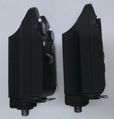 Delkim EV Plus Bite Alarms Red & White + D-Lok's