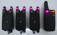 Delkim TXi-D Bite Alarms + Snag Ears X3 + RX-D Receiver + Black Box Storage Case