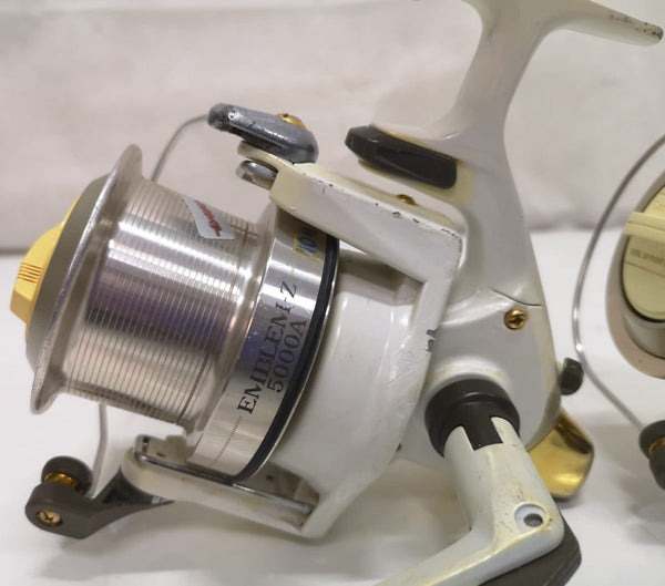 daiwa emblem z 5000a reels 1 x Old School Carp Fishing Reel. With Daiwa Free Vintage Carp Fishing Tackle Daiwa 5000T Emblem -X |