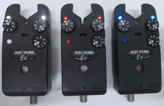 Delkim EV Plus Bite Alarms Red White & Blue