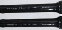 Daiwa Whisker DF 12ft 2.75lb Carp Rods X2