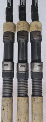 Fox Warrior S Cork 12ft 3.00lb Carp Rods X2 + 12ft 2.75lb X1