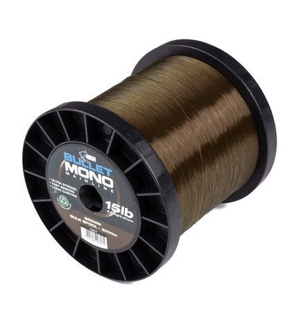 Nash Bullet Mono Mainline 15lb 3000m Brown