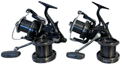 Shimano Medium Baitrunner Ci4+ XTR-A LC Reels + Boxes + Spare Spools X2