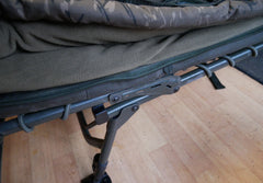 Nash Indulgence Airframe SS4 Wide 5 Season Bedchair Sleep System + Pillow