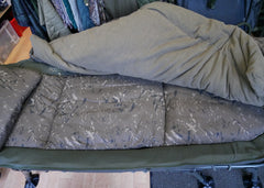 Nash Indulgence Airframe SS4 Wide 5 Season Bedchair Sleep System + Pillow