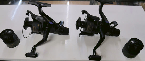 shimano aero gt 3500 baitrunner reel Shimano Baitrunner Aero GT 3500 Reels X2 + Spare Spools – Fish For Tackle