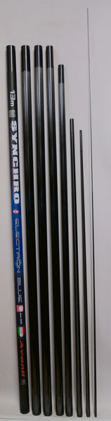 avanti fishing pole uk Electron Blue 13m + 3 Top Kits Nymph Fly Hooks 🍂 Pond netting is Color:Ahi Ghost
