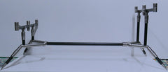 Summit Tackle Cobalt Black Colosseum Low Profile Pod 3 Rod + Twist Lock Banksticks