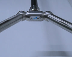 Summit Tackle Cobalt Black Colosseum Low Profile Pod 3 Rod + Twist Lock Banksticks