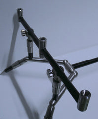 Summit Tackle Cobalt Black Colosseum Low Profile Pod 3 Rod + Twist Lock Banksticks