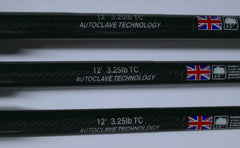 Century NCS 12ft 3.25lb Carp Rods X3