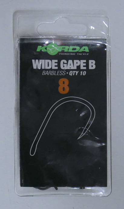 Korda Wide Gape Barbless Hooks