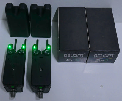 Delkim EV-D Bite Alarms + Snag Ears X2