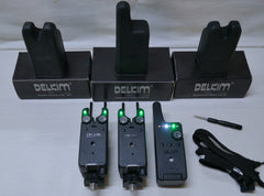 Delkim TXi-D Bite Alarms + RX-D Receiver + D-Lok V2 + Snag Ears *Ex-Display*
