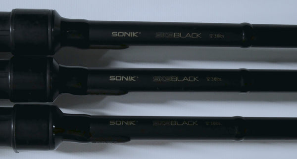 Fishing Sonik Sks 12ft 3lb Sonik SKS Black 12ft Carp Rods X3