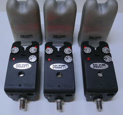 Delkim Standard 25 Plus Special Edition Bite Alarms X3