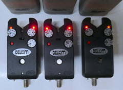 Delkim Standard 25 Plus Special Edition Bite Alarms X3