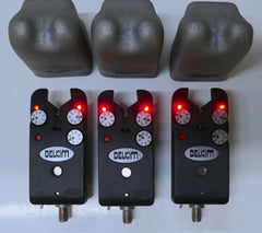 Delkim Standard 25 Plus Special Edition Bite Alarms X3