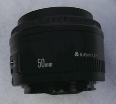 Canon EOS 1100D DSLR Camera + Canon EF 50mm 1:1.8 II Macro AF/MF Lens + Flash