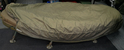 Trakker Levelite Oval Bed System Bedchair + Pillow + Aquatexx Deluxe Cover