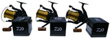 Daiwa Emblem 45 SCW 5000C QD Reels + Spare Spools X3