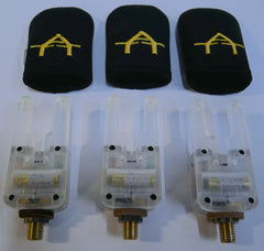 ATTS Crystal i.W Bite Alarms Purple X3 + ATTX Crystal Deluxe Receiver