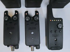 Delkim TXi-D Bite Alarms Purple X2 + RX-D Receiver