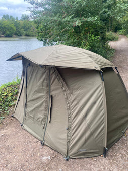 Trakker Tempest Brolly 100T + Full Infill + Groundsheet + Skull Cap