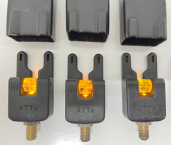 ATTS i.W Bite Alarms Yellow X3 + ATTX Deluxe Receiver