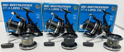Shimano Big Baitrunner XTA Long Cast Reels + Spare Spools X3
