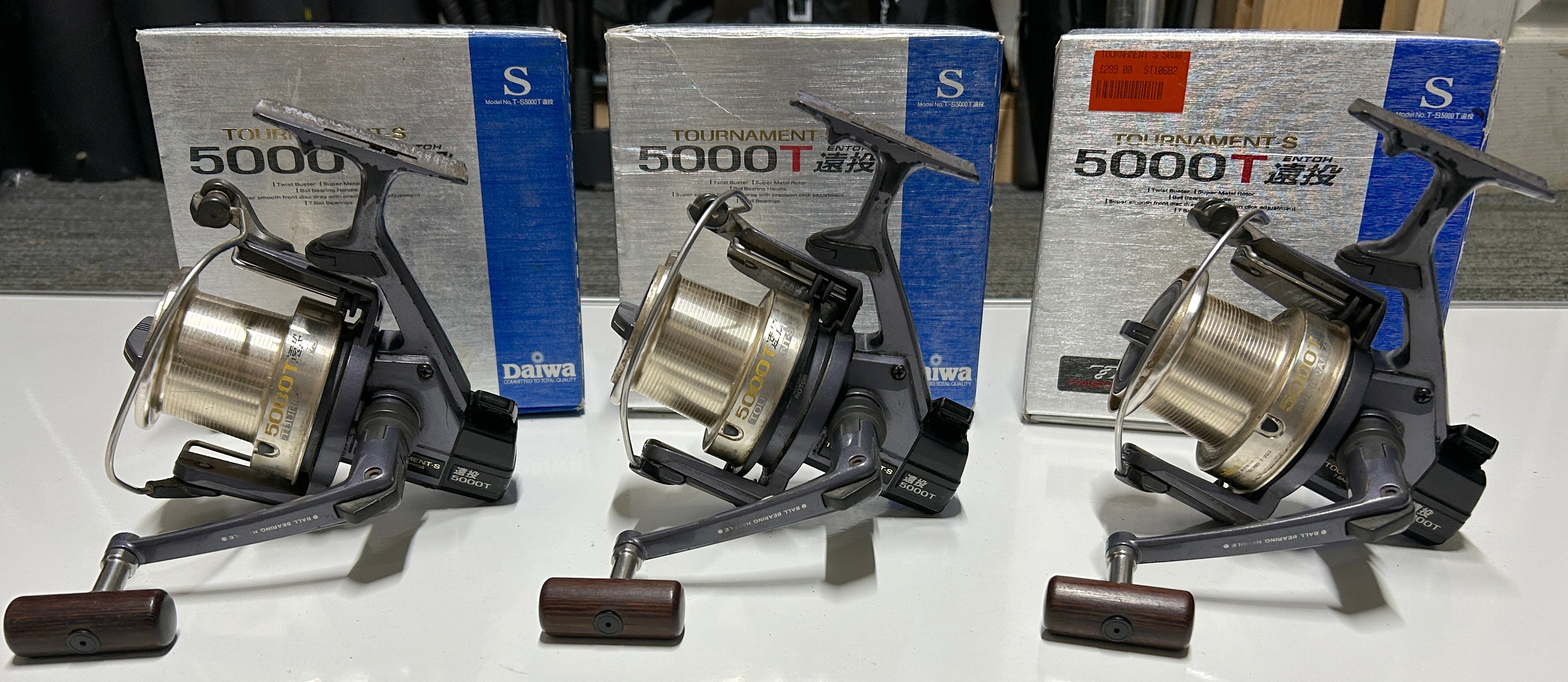 Daiwa Tournament-S 5000T Reels + Boxes X3 – Fish For Tackle