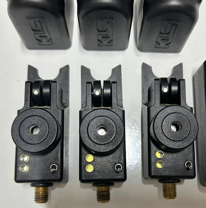 Steve Neville MK3 Remote Bite Alarms + Covers X3 + Receiver