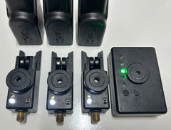 Steve Neville MK3 Remote Bite Alarms + Covers X3 + Receiver