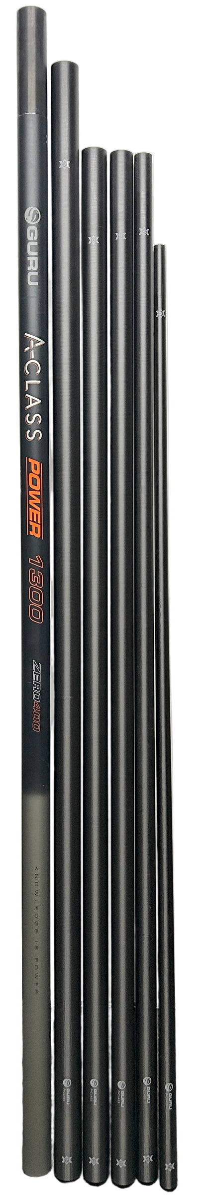 Guru A-Class Power 1300 Zero400 Pole 13m Power Pack + Extra Tops