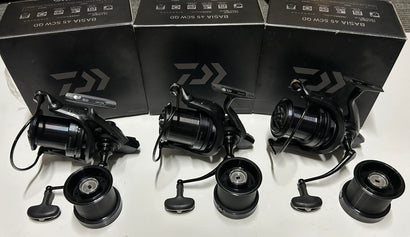 Daiwa Basia 45 SCW QD Reels X3
