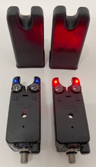 Delkim TXi-D Bite Alarms Red & Blue
