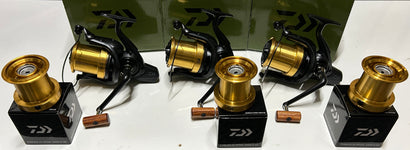 Daiwa Emblem 45 SCW QD-OT Reels + Boxes & Spare Spools X3 *Ex-Display*