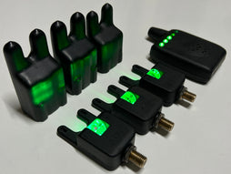 ATTs Bite Alarms Green X3 + ATTX Deluxe Receiver