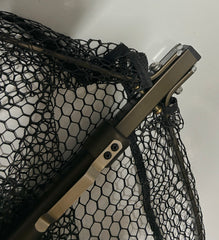 McLEAN Hinged Telescopic Rubber Landing Net