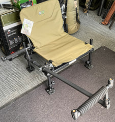 Korum S23 Compact Accessory Chair + XS 2 Rod Arm & Rests