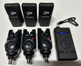 Nash Siren S5R Bite Alarms Purple X3 + Receiver