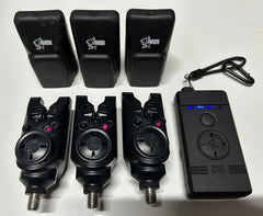 Nash Siren S5R Bite Alarms Purple X3 + Receiver