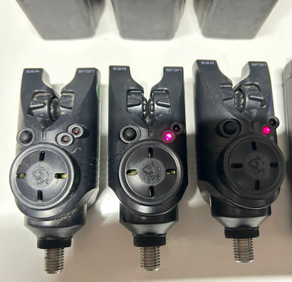 Nash Siren S5R Bite Alarms Purple X3 + Receiver