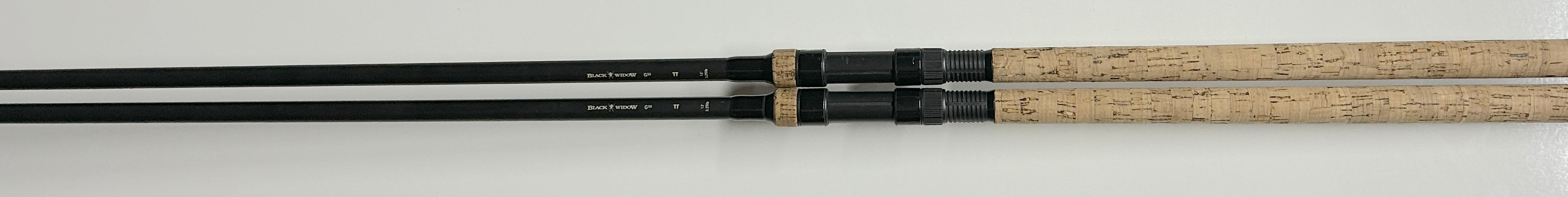 daiwa black widow g50 carp fishing rods Daiwa Black Widow G50 TT 12ft 3.25lb Carp Rods X2 BWC2314-TT – Fish For Tackle