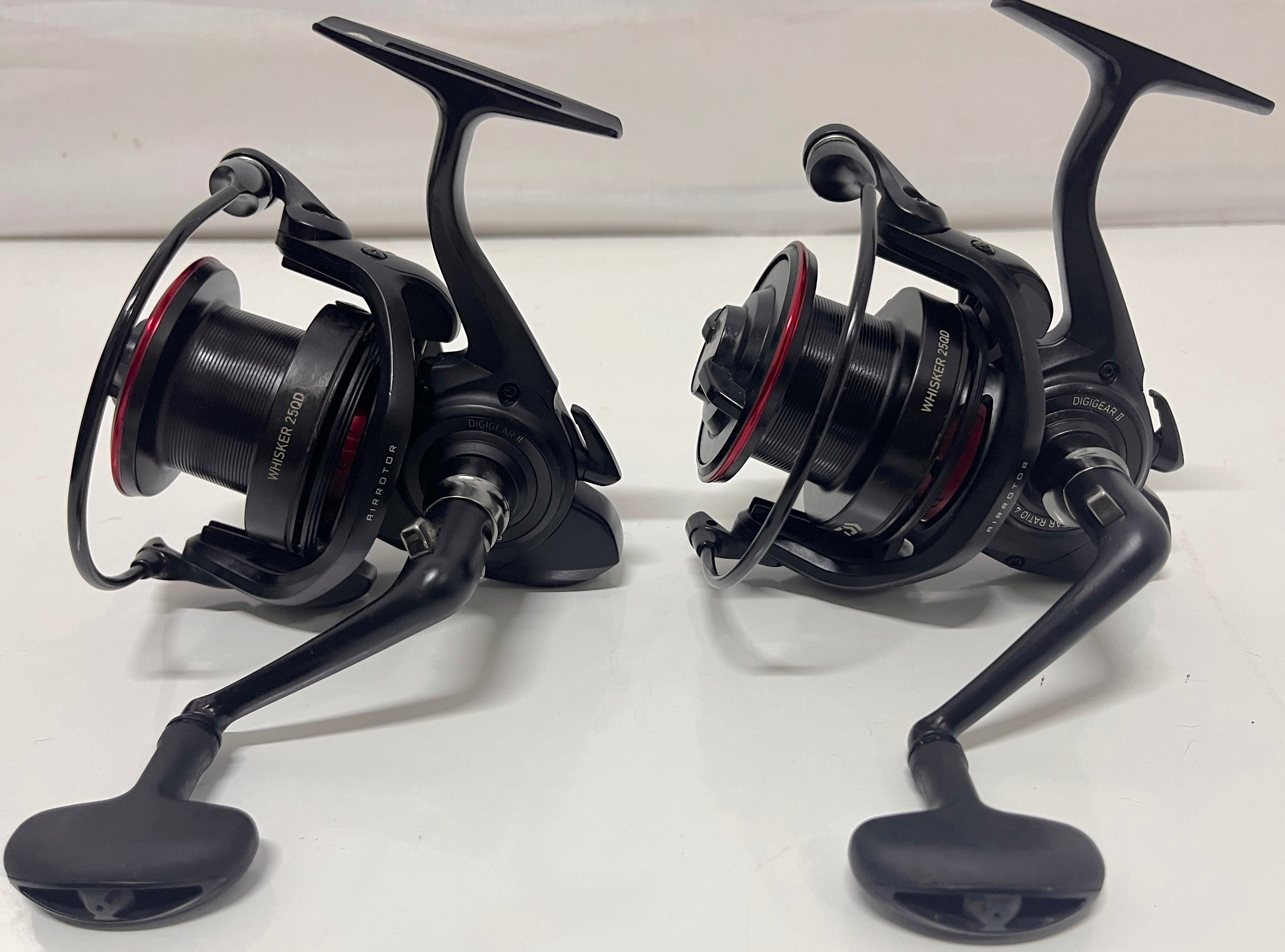 carp fishing reels x2 Daiwa Whisker 25QD Reels X2 – Fish For Tackle
