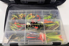 Fox Rage Rucksack + Soft Baits + Jig Heads + Tools Drop Shot