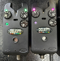 Delkim TXi Plus Bite Alarms X2 + RX Pro Plus Receiver