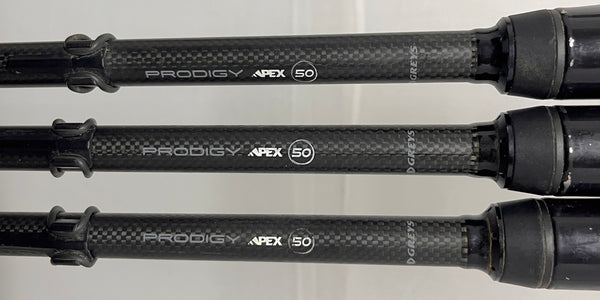 Greys Prodigy Apex 50 12ft 3.50lb Carp Rods X3 – Fish For Tackle