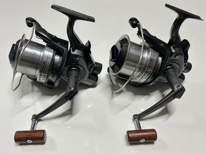 Daiwa Infinity X 5000 BR Reels + Weston Speed Caps + Line Clips X2